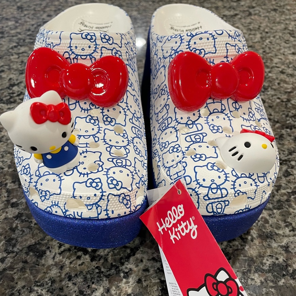 NWT Hello Kitty crocs
